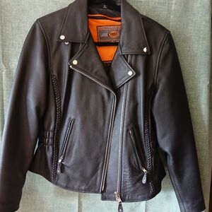 Women's Black Leather Jacket